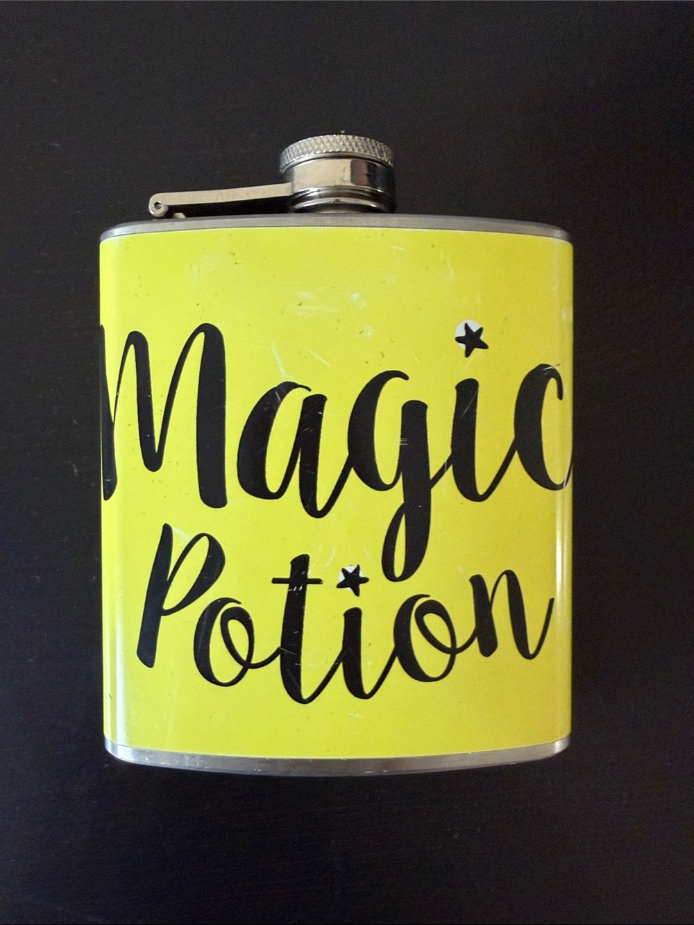 Magic Potion Yellow Hip Flask - Home Party Supplies